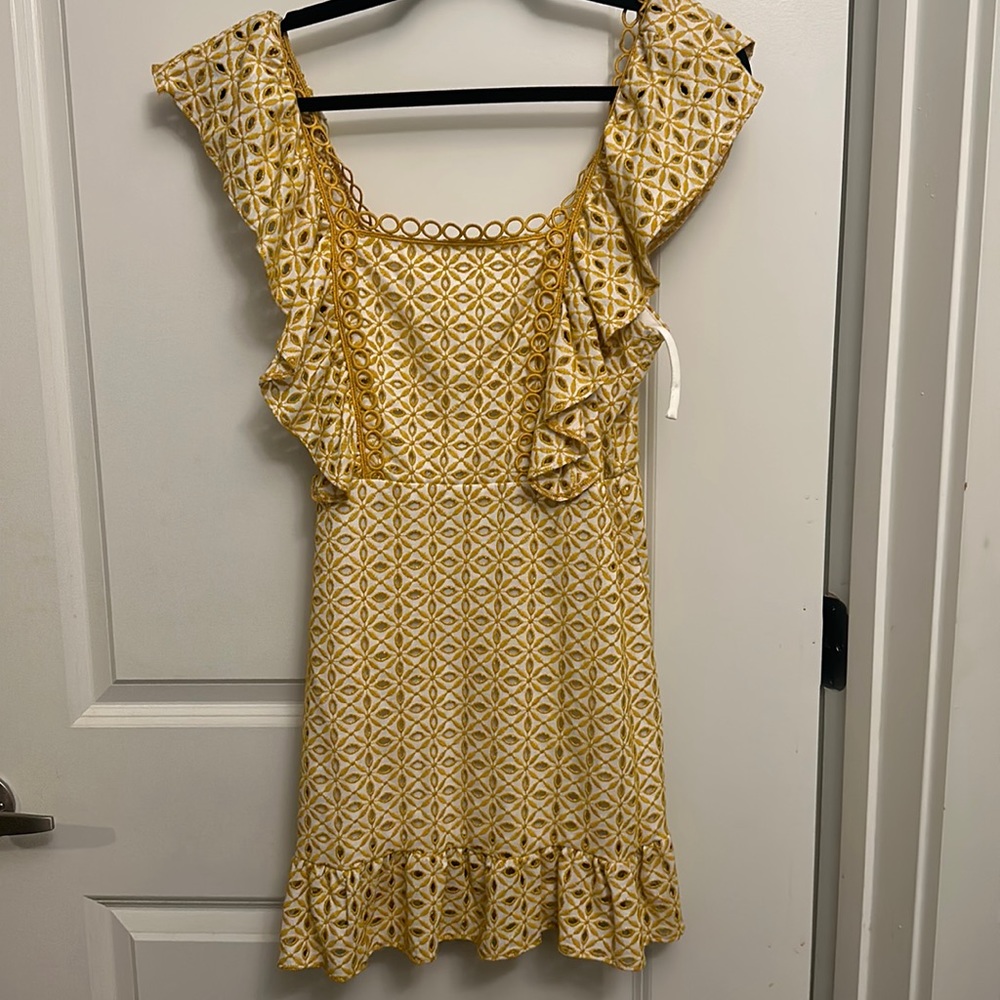 NWT. YELLOW TOPSHOP DRESS